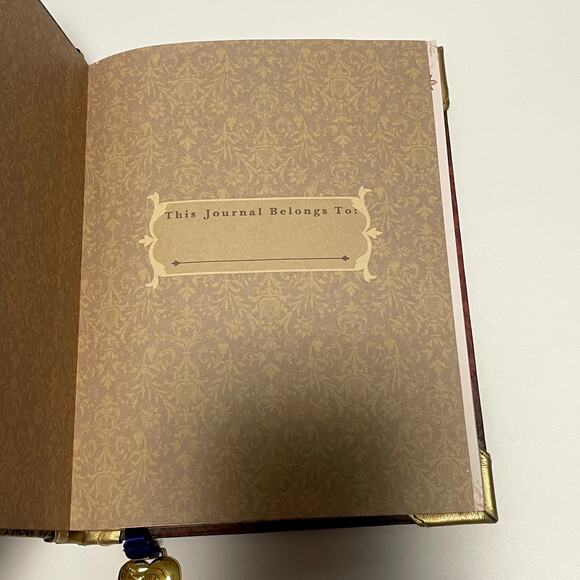 Disney Store Designer Collection Belle Beast Couples Journal Notebook Beauty - Picture 3 of 9